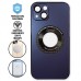 Capa iPhone 14 - Vidro Metallic Magsafe Dark Purple